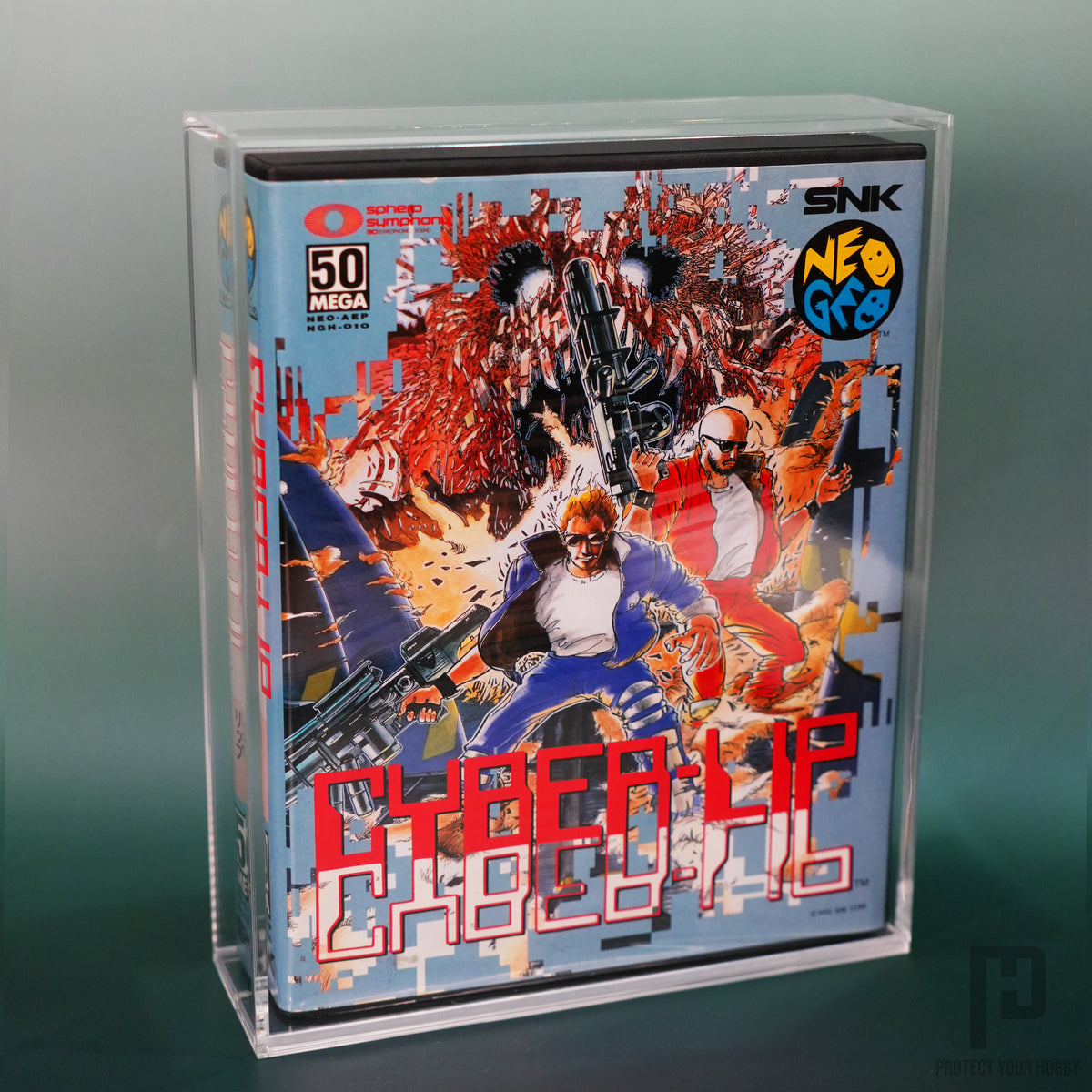Caja de metacrilato para videojuegos de Neo Geo AES
