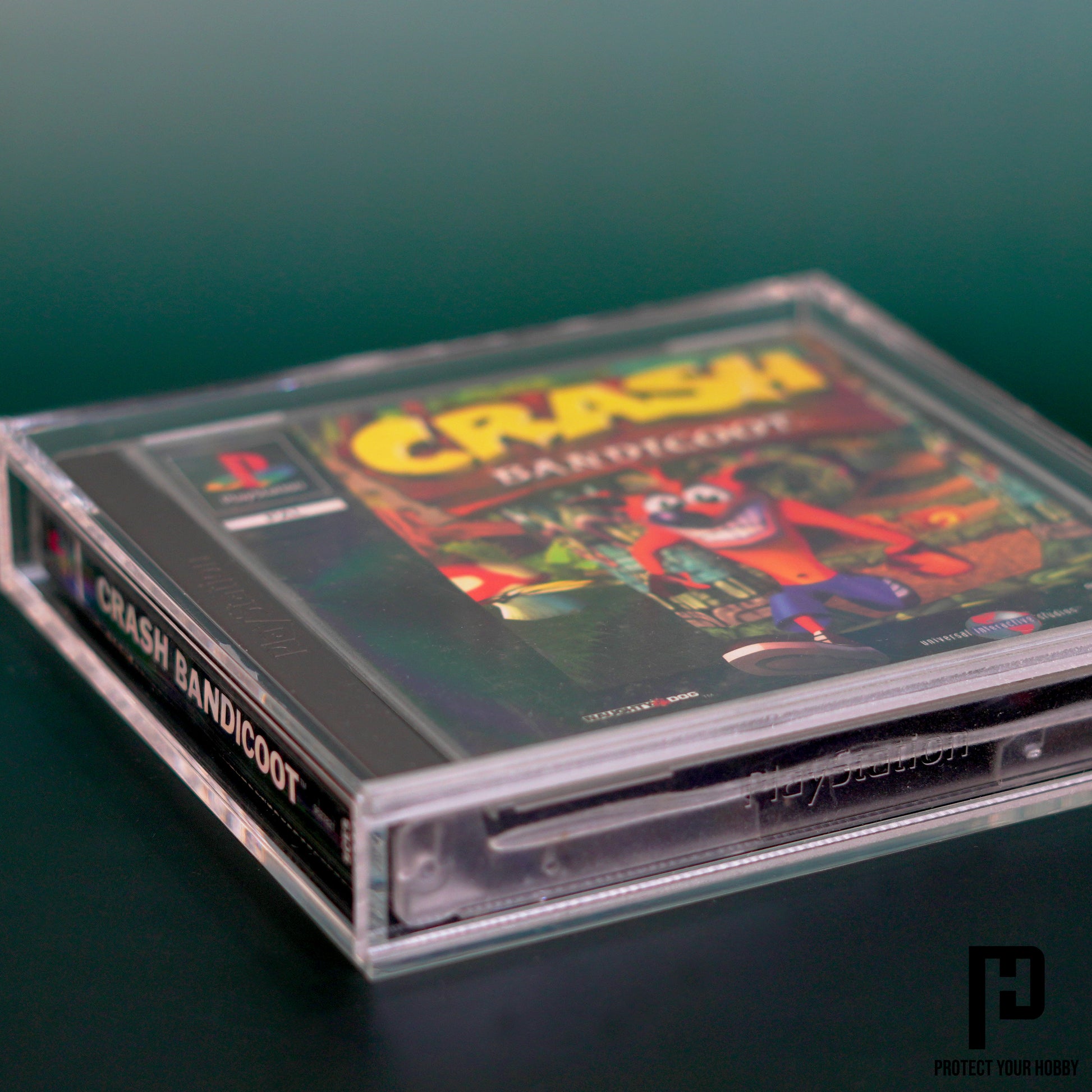 Videojuego de PlayStation 1 protegido con caja Protect Your Hobby