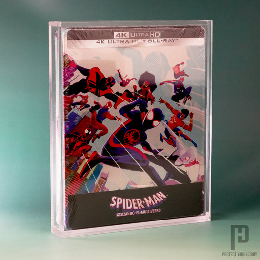 Caja protectora de metacrilato premium para películas Blu-ray