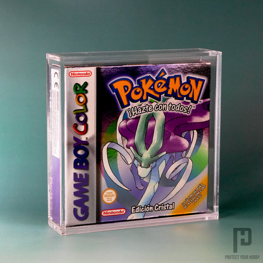 Caja protectora de metacrilato premium para videojuegos de Game Boy, GBC y GBA