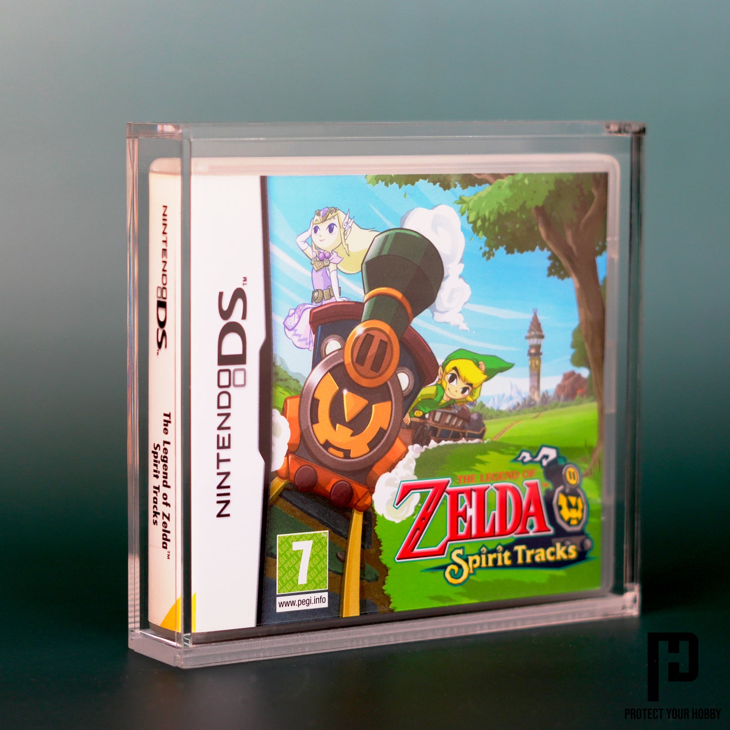 Caja protectora de metacrilato premium para juegos de Nintendo DS