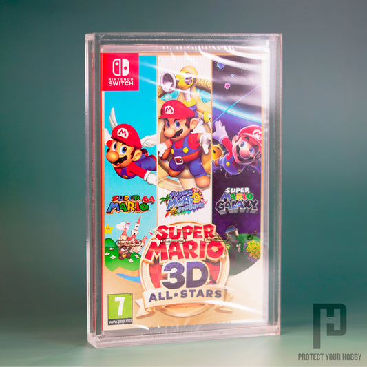 Caja protectora de metacrilato premium para videojuegos de Nintendo Switch