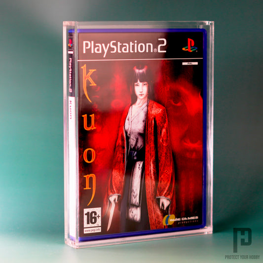 Caja protectora de metacrilato premium para videojuegos de formato estándar