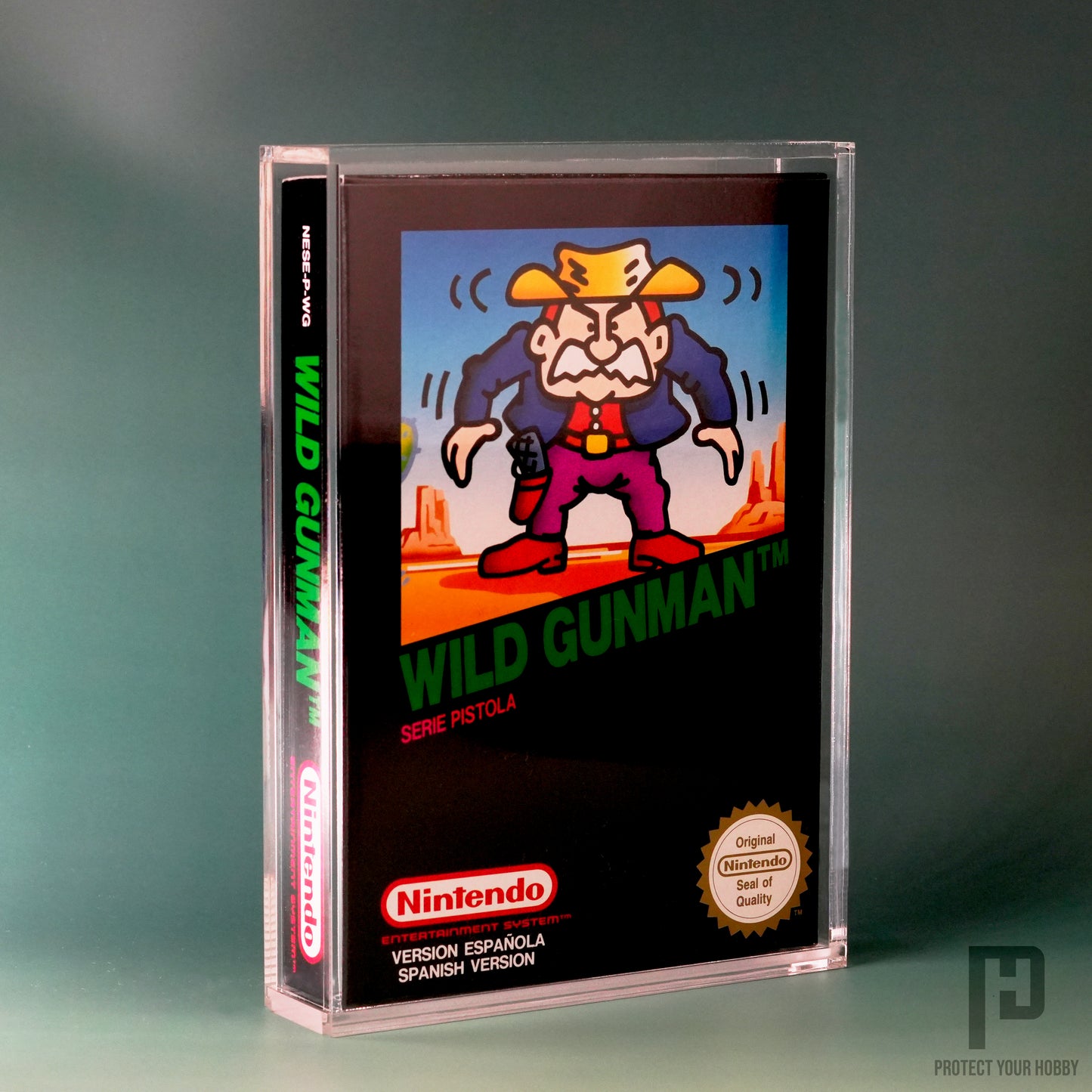 Caja protectora de metacrilato premium para videojuegos de NES