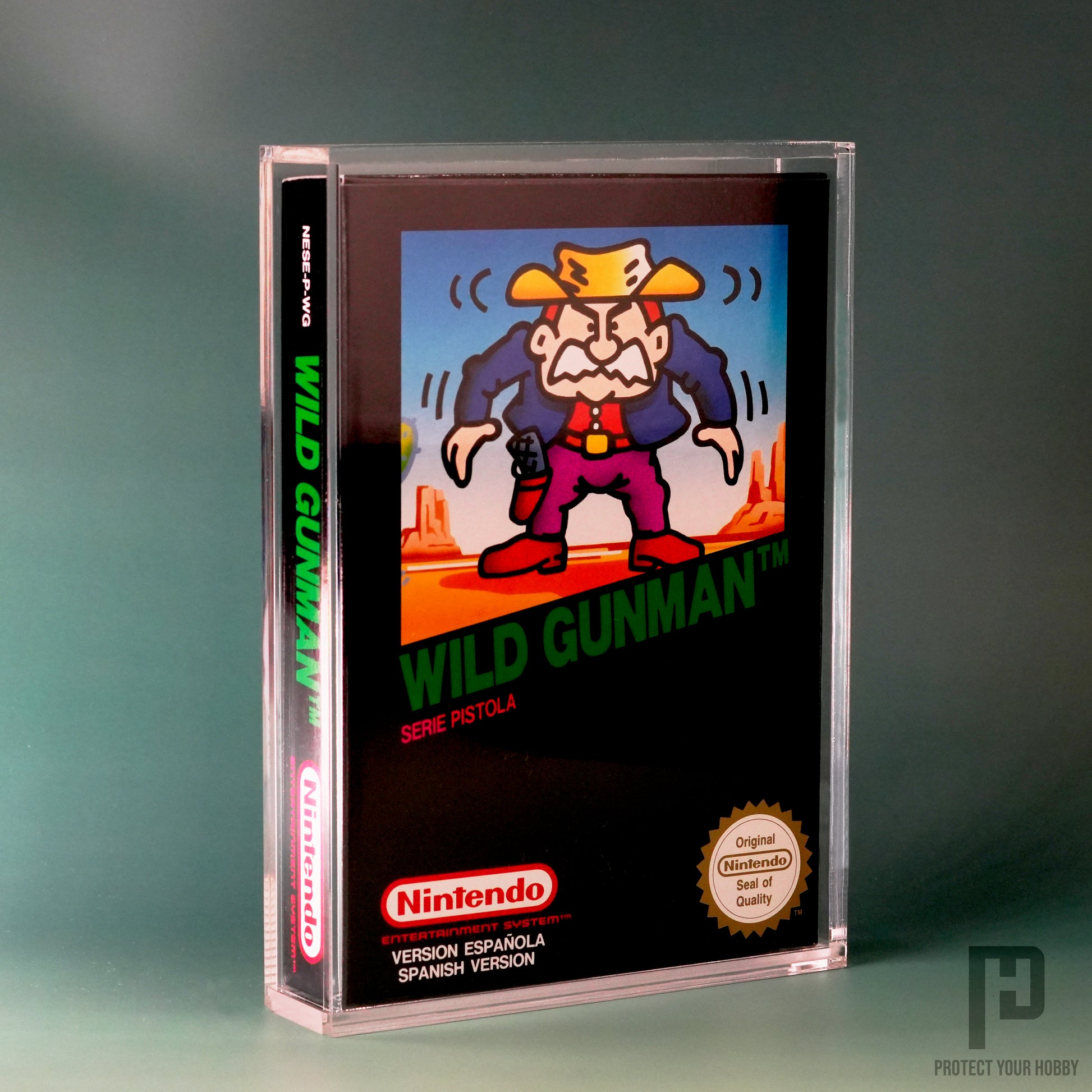 Caja protectora de metacrilato premium para videojuegos de NES