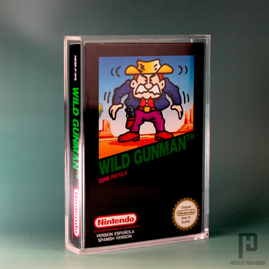 Caja protectora de metacrilato premium para videojuegos de NES