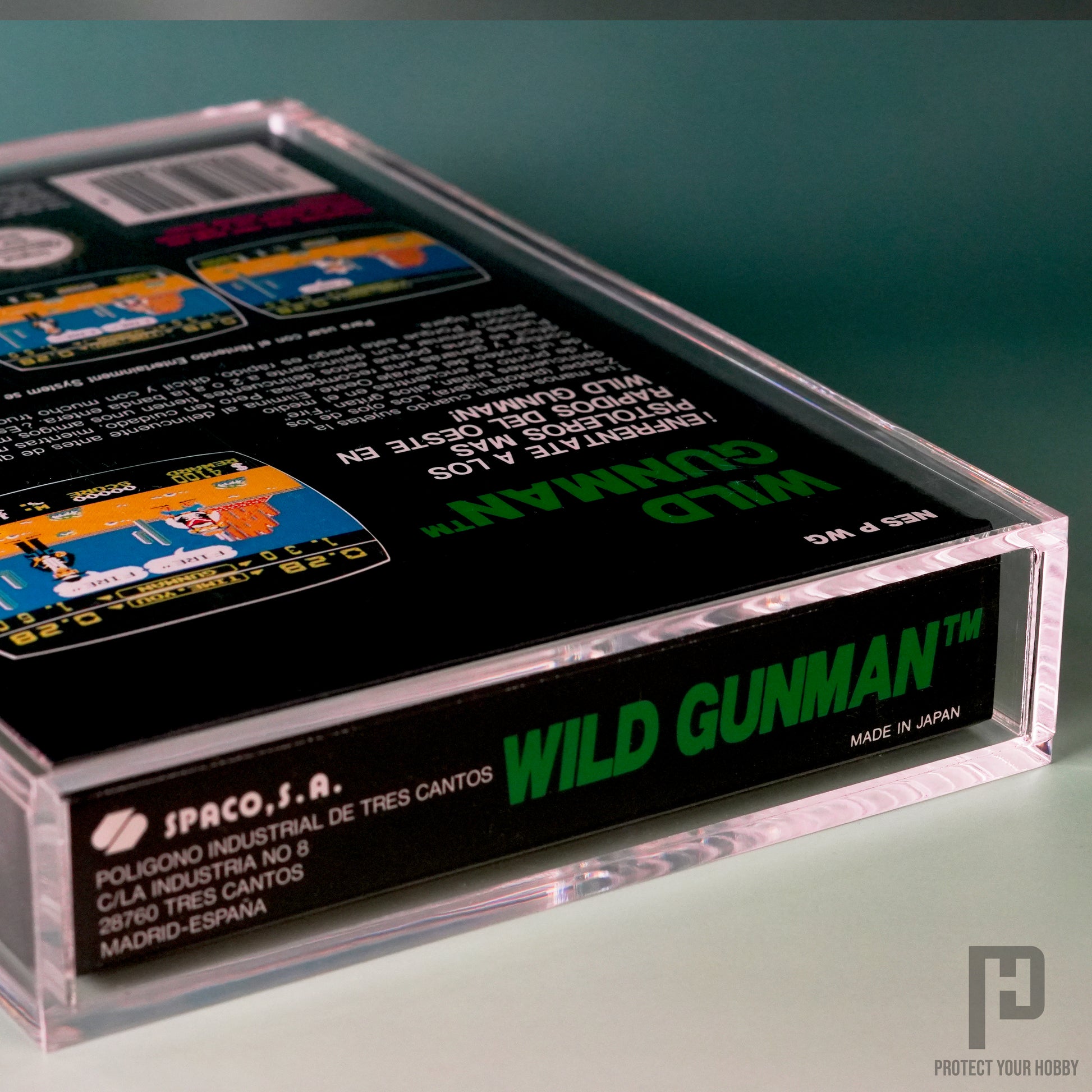 Videojuego de NES protegido con caja de metacrilato Protect Your Hobby