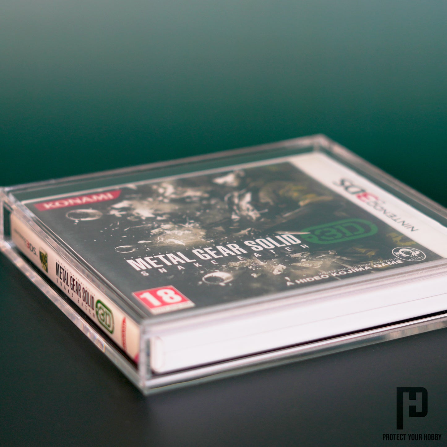 Videojuego de Nintendo 3DS protegido con caja Protect Your Hobby