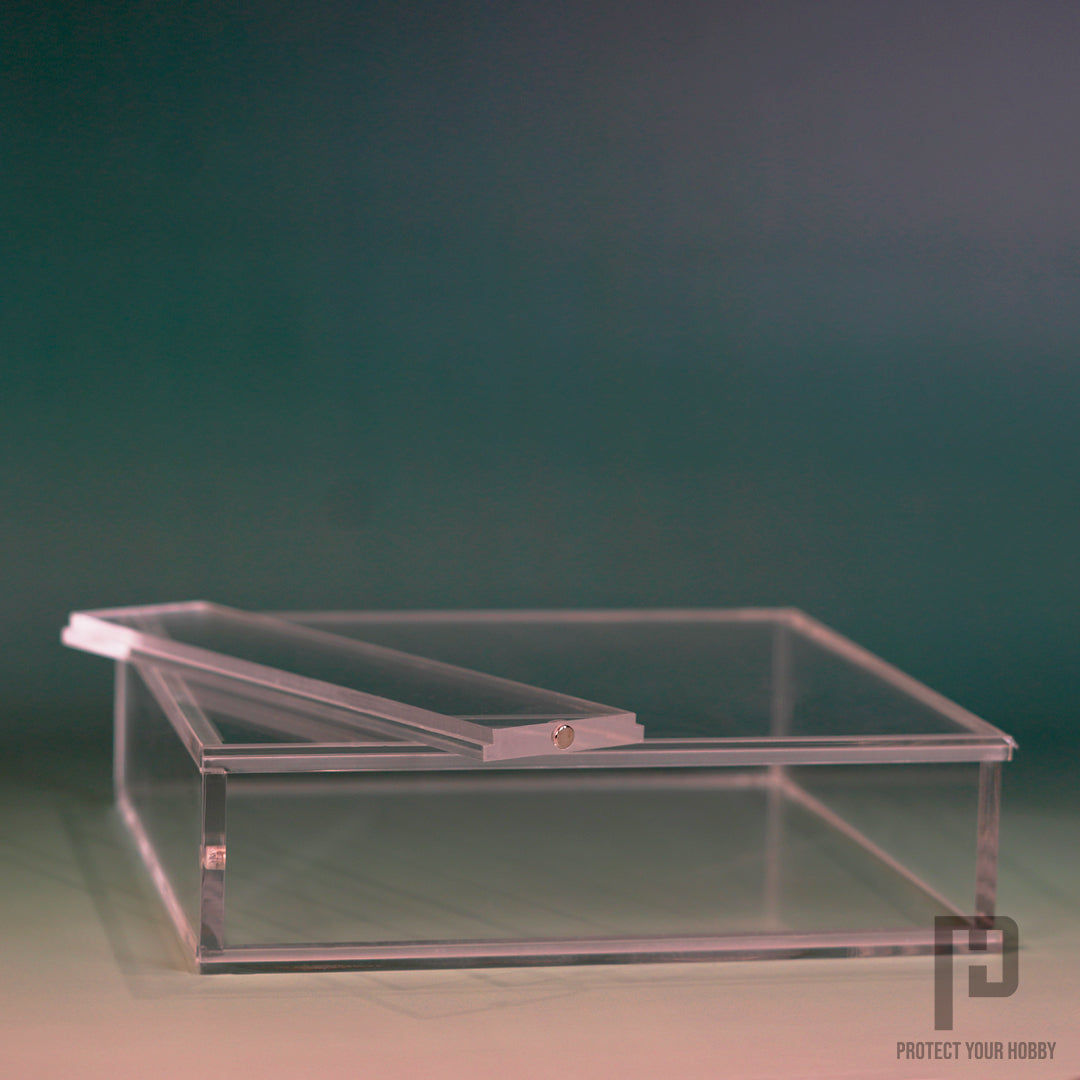 Detalle del cierre magnético de la caja protectora para Game Boy y GBA